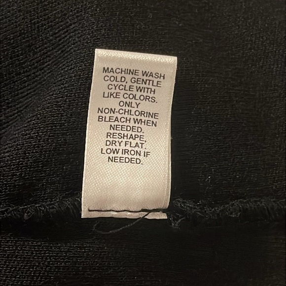 CATO Black Sweater Dress Buttons Size 18/20W - Picture 6 of 6